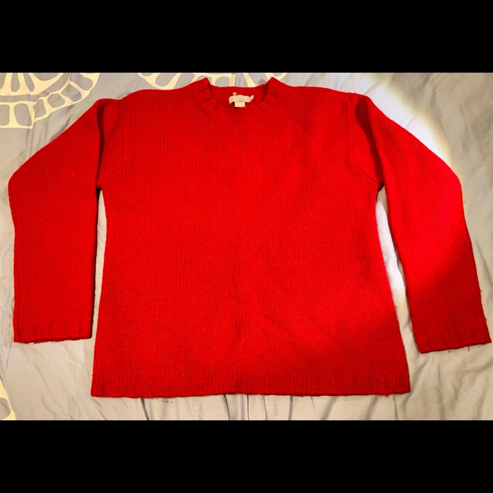 J Crew women’s 100% wool sweater